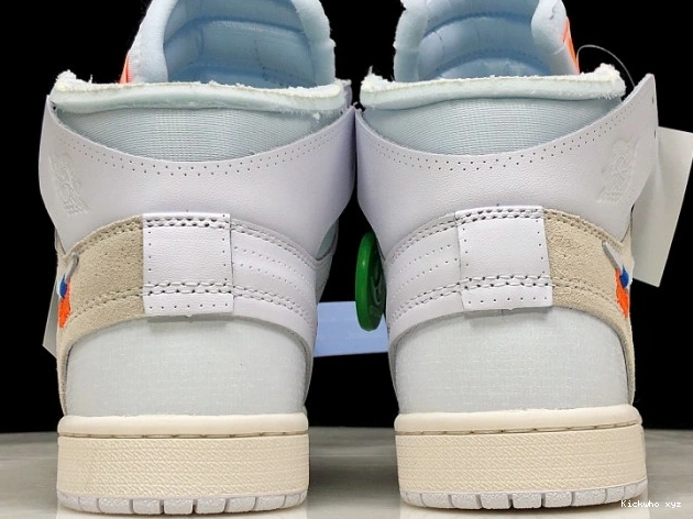 Jordan High Air AQ0818-100 Retro 1 White Off-White 0728